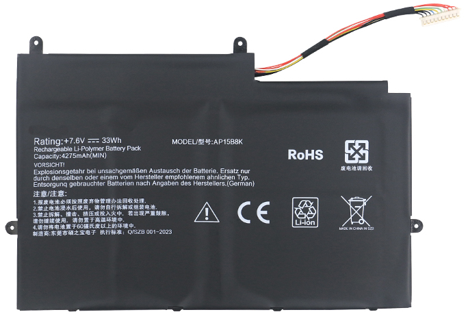 Datorbatteri Ersättning för ACER AP15B8K Datorbatteri Ersättning för ACER AP15B8K