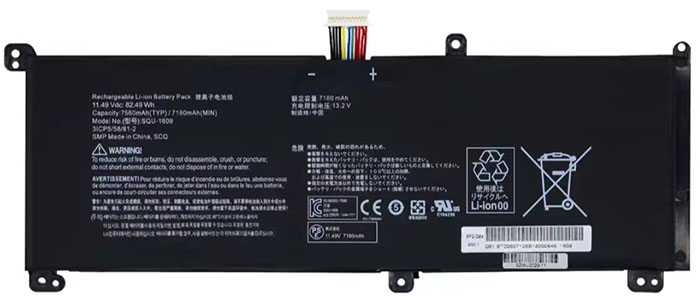 Datorbatteri Ersättning för SCHENKER XMG-Core-15 Datorbatteri Ersättning för SCHENKER XMG-Core-15
