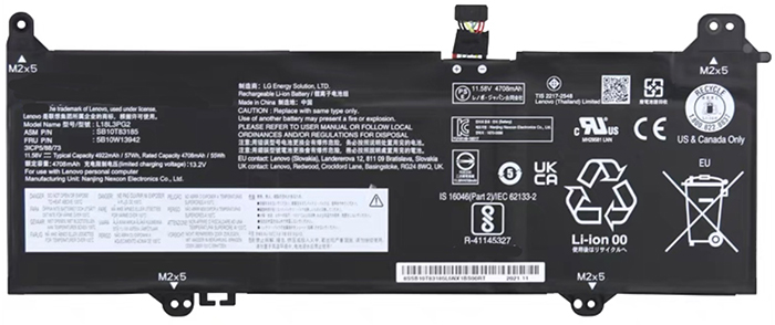 Datorbatteri Ersättning för Lenovo L18D3PG Datorbatteri Ersättning för Lenovo L18D3PG