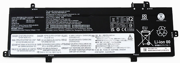 Datorbatteri Ersättning för  LENOVO L21D4P73