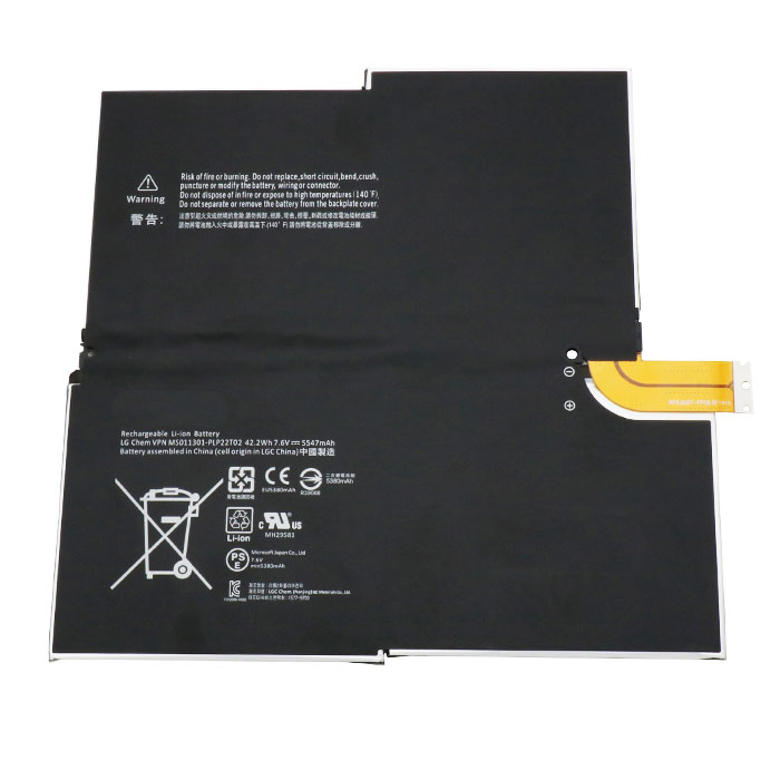 Datorbatteri Ersättning för Microsoft G3HTA005H Datorbatteri Ersättning för Microsoft G3HTA005H