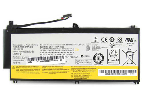 Datorbatteri Ersättning för  LENOVO L13M1P21